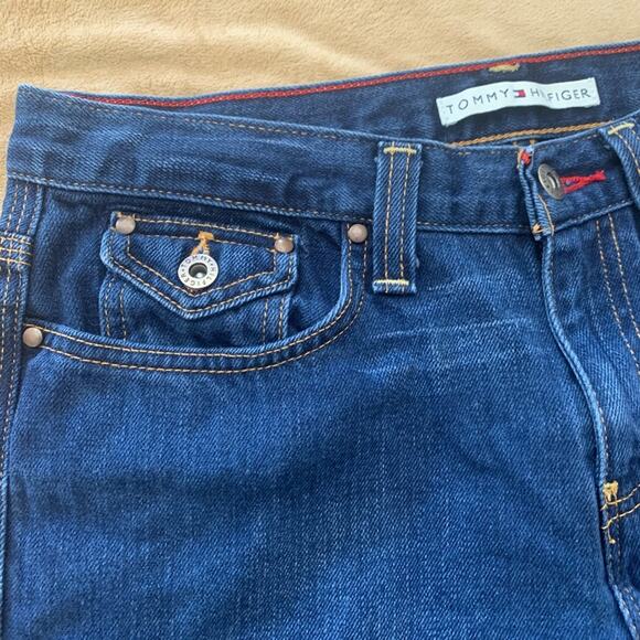 Tommy Hilfiger Size 6 Denim Capris 2000s Y2K - Picture 4 of 11